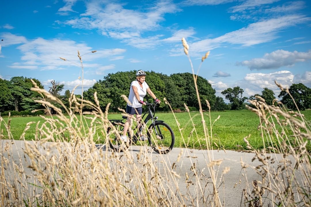 Att stå upp när du cyklar