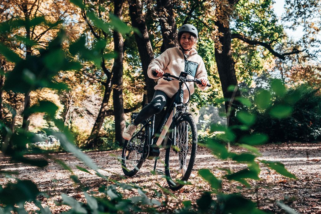 Elcykel med mittmotor