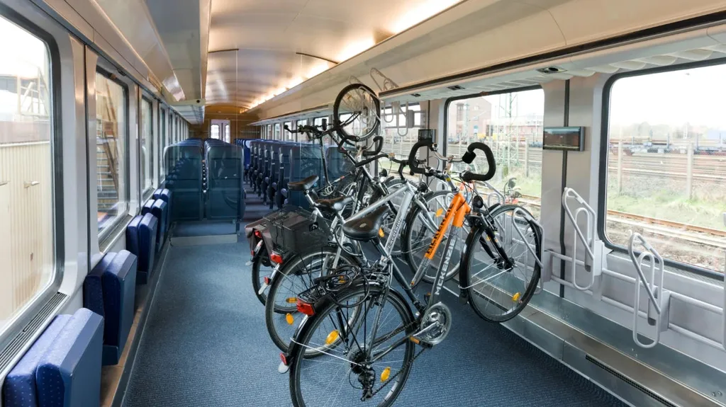 Deutsche Bahn med cykelplatser