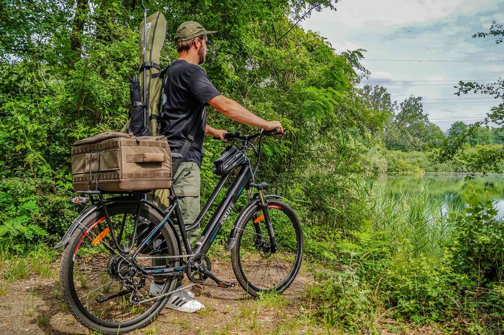 Bekväm transport med elcykel.