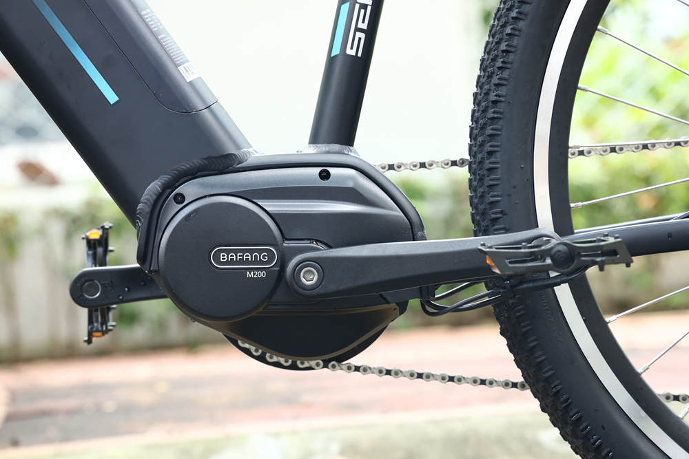 Elcykel med Bafang-mellanmotor