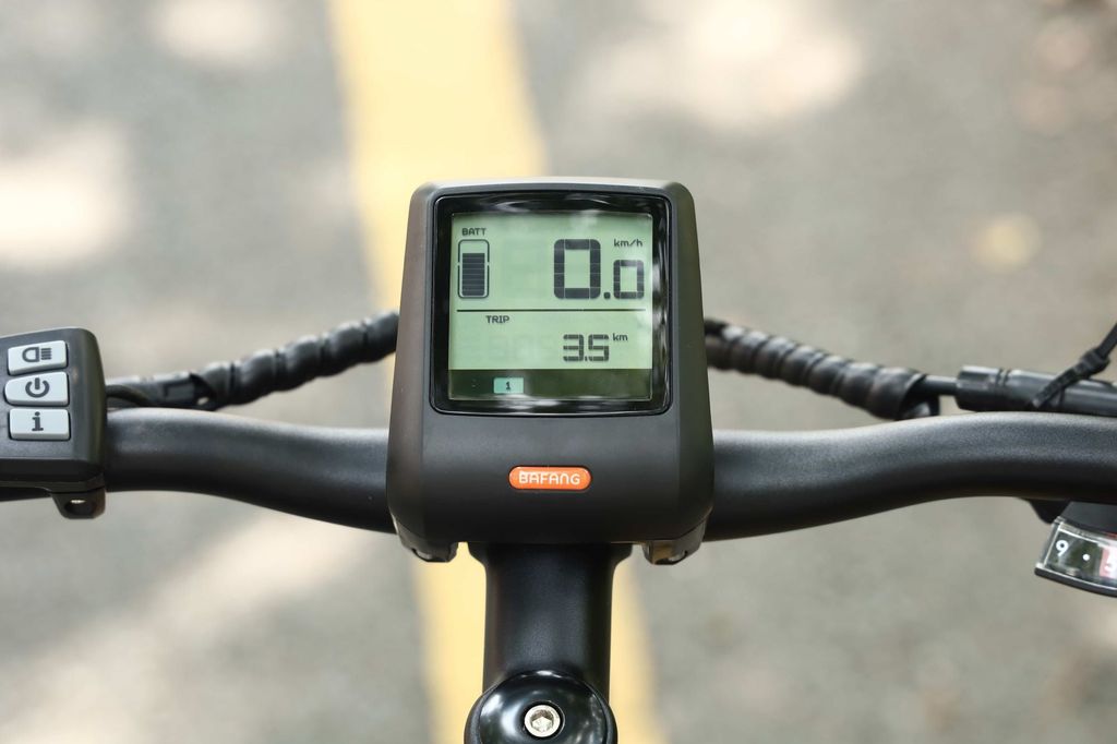 E-Bike Display på Eskute Mittmotor E-Bike
