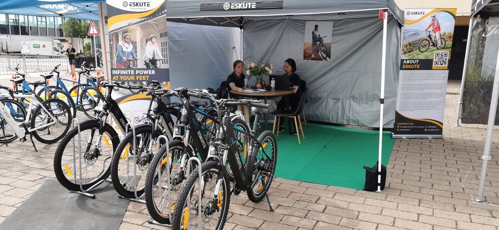 Eskute på cykelmässan Eurobike 2022