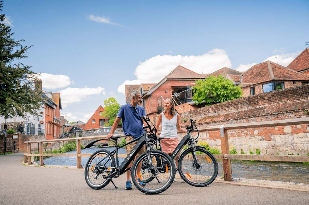 cykla tillsammans med familjen