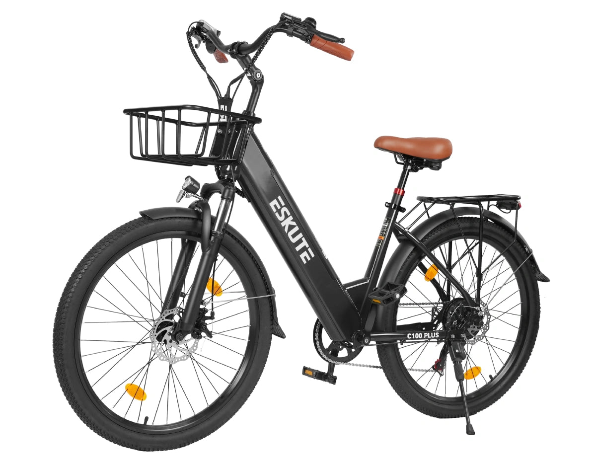 Eskute C100 Plus stadscykel med elassistans
