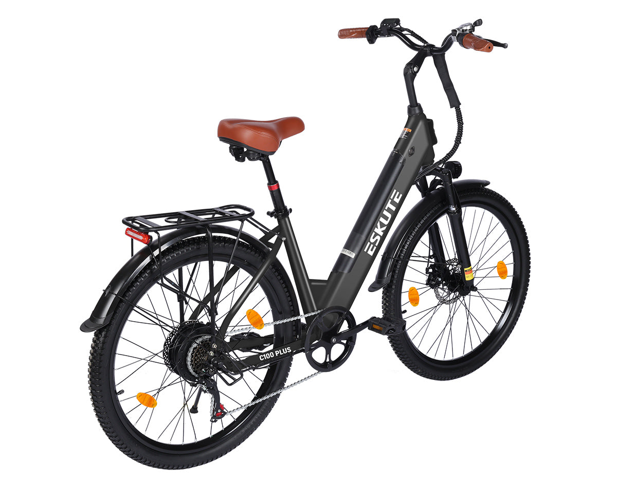 Eskute C100 Plus stadscykel med elassistans