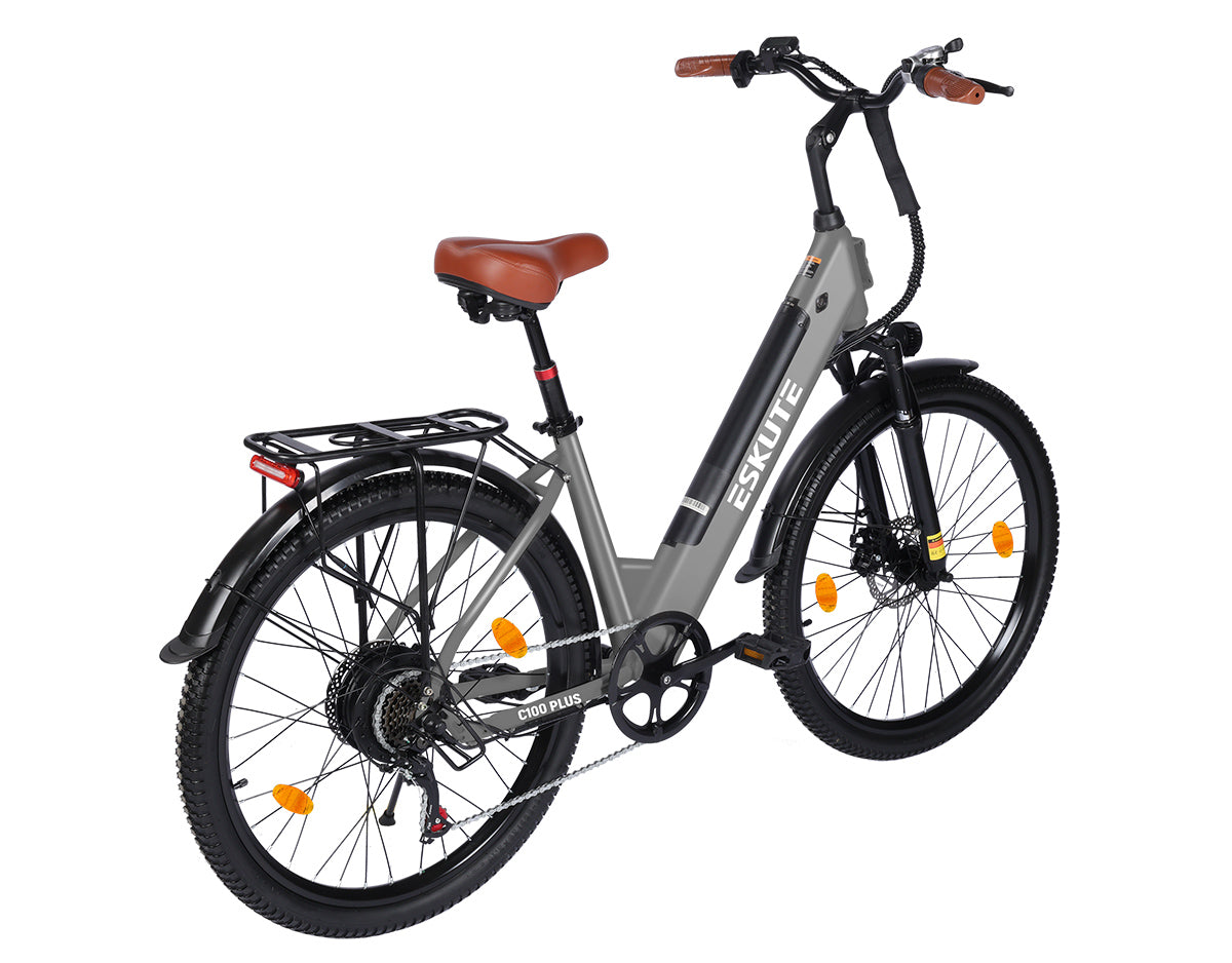 Eskute C100 Plus stadscykel med elassistans