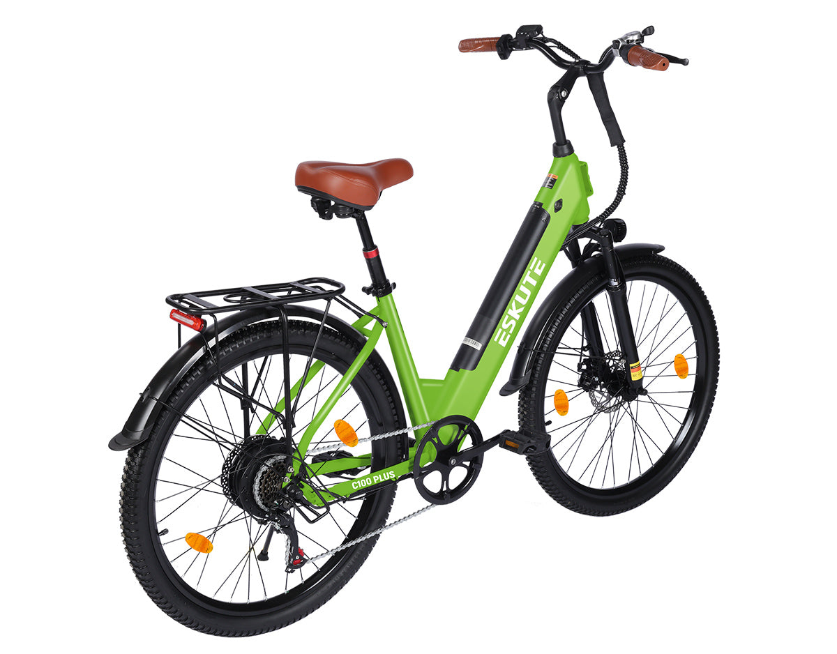 Eskute C100 Plus stadscykel med elassistans