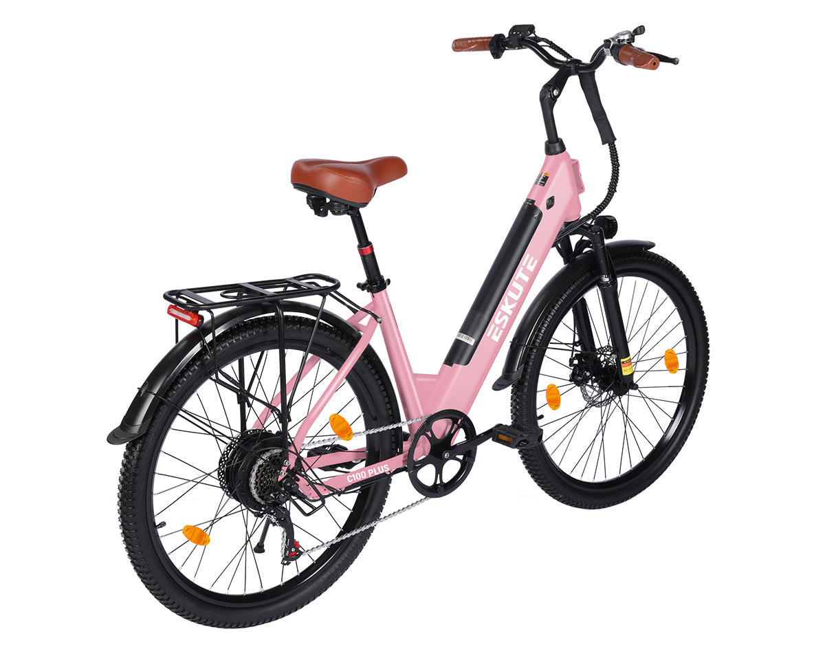 Eskute C100 Plus stadscykel med elassistans
