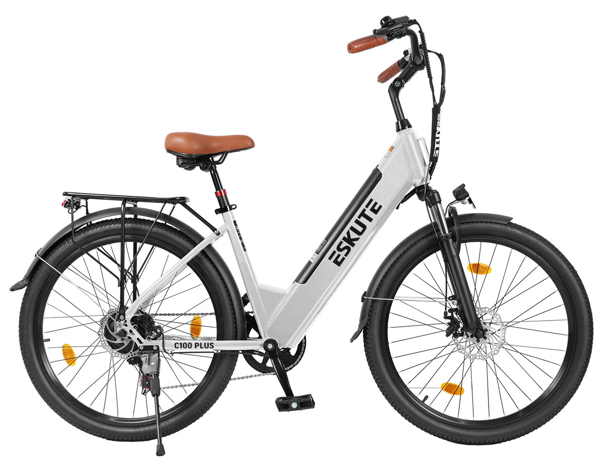 Eskute C100 Plus stadscykel med elassistans