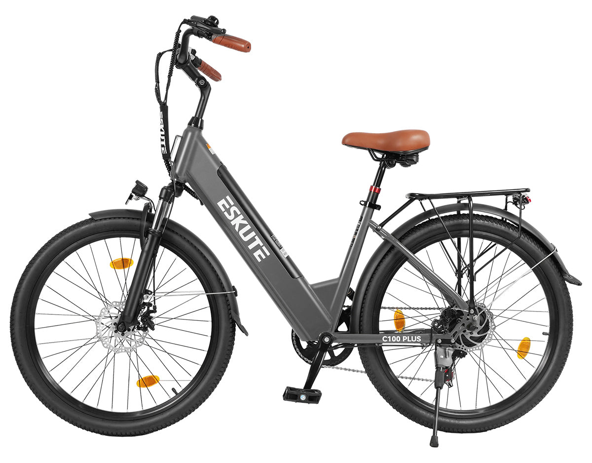 Eskute C100 Plus stadscykel med elassistans