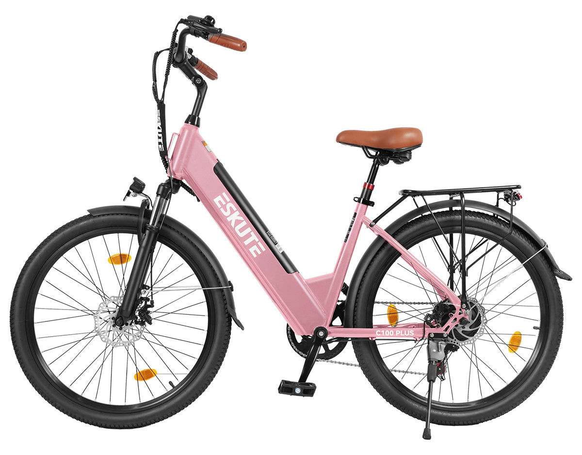 Eskute C100 Plus stadscykel med elassistans