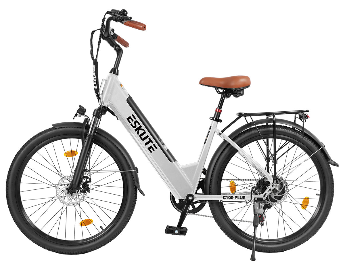 Eskute C100 Plus stadscykel med elassistans