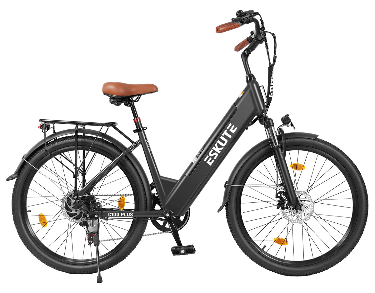 Eskute C100 Plus stadscykel med elassistans