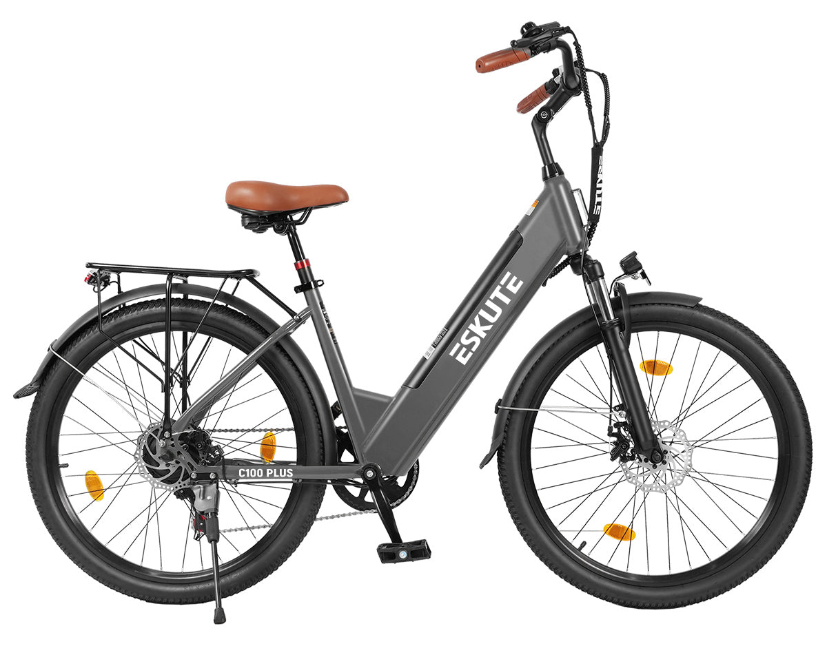 Eskute C100 Plus stadscykel med elassistans