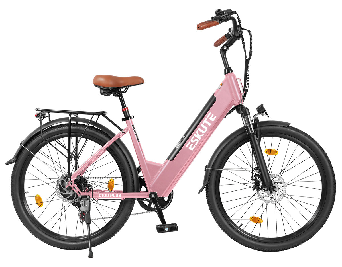 Eskute C100 Plus stadscykel med elassistans