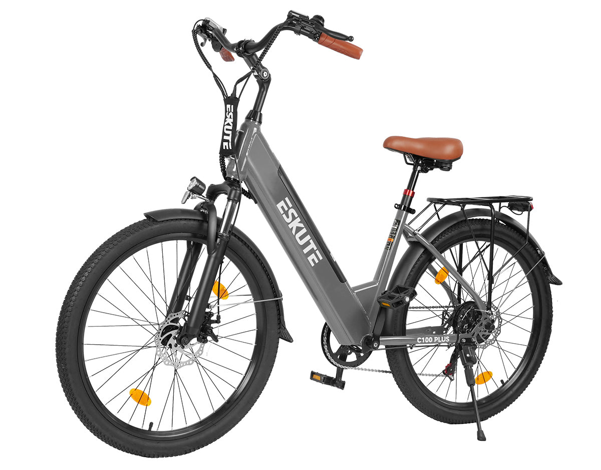 Eskute C100 Plus stadscykel med elassistans