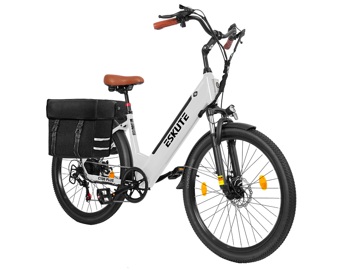 Eskute C100 Plus stadscykel med elassistans
