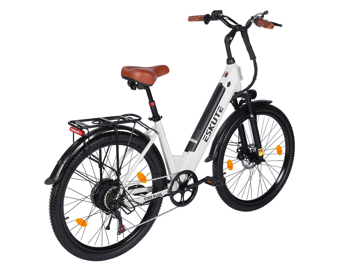 Eskute C100 Plus stadscykel med elassistans