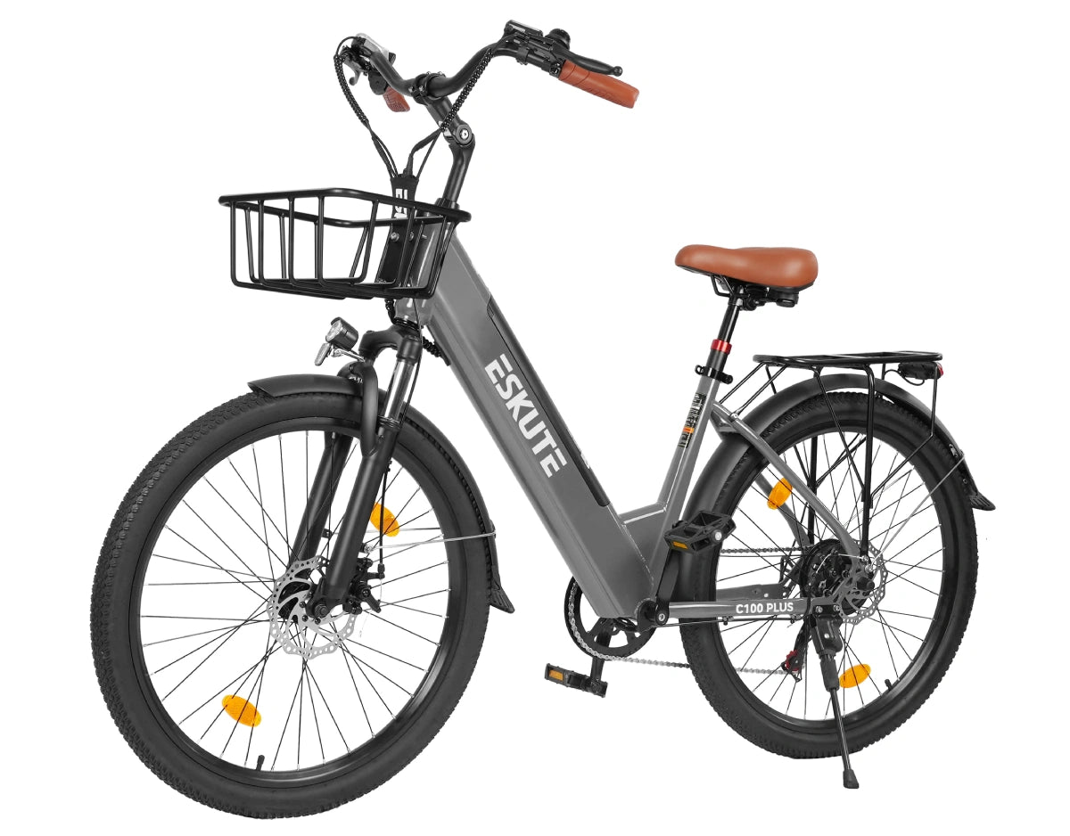 Eskute C100 Plus stadscykel med elassistans