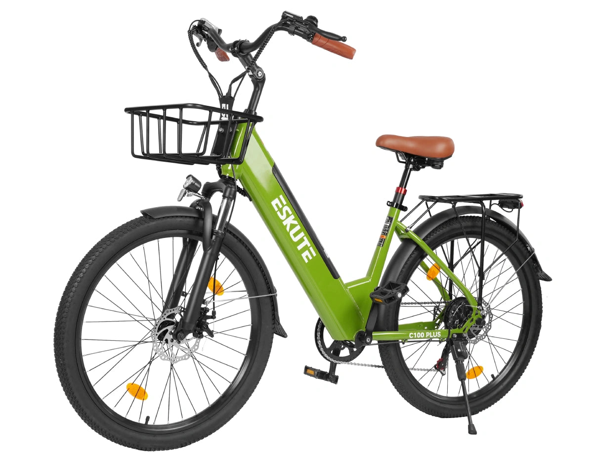 Eskute C100 Plus stadscykel med elassistans