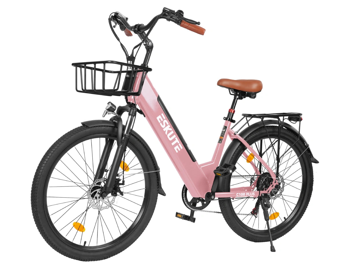 Eskute C100 Plus stadscykel med elassistans