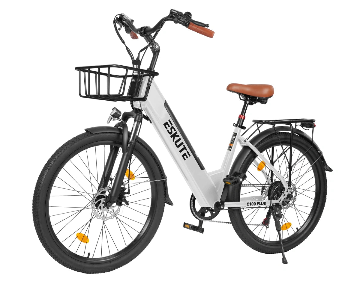Eskute C100 Plus stadscykel med elassistans