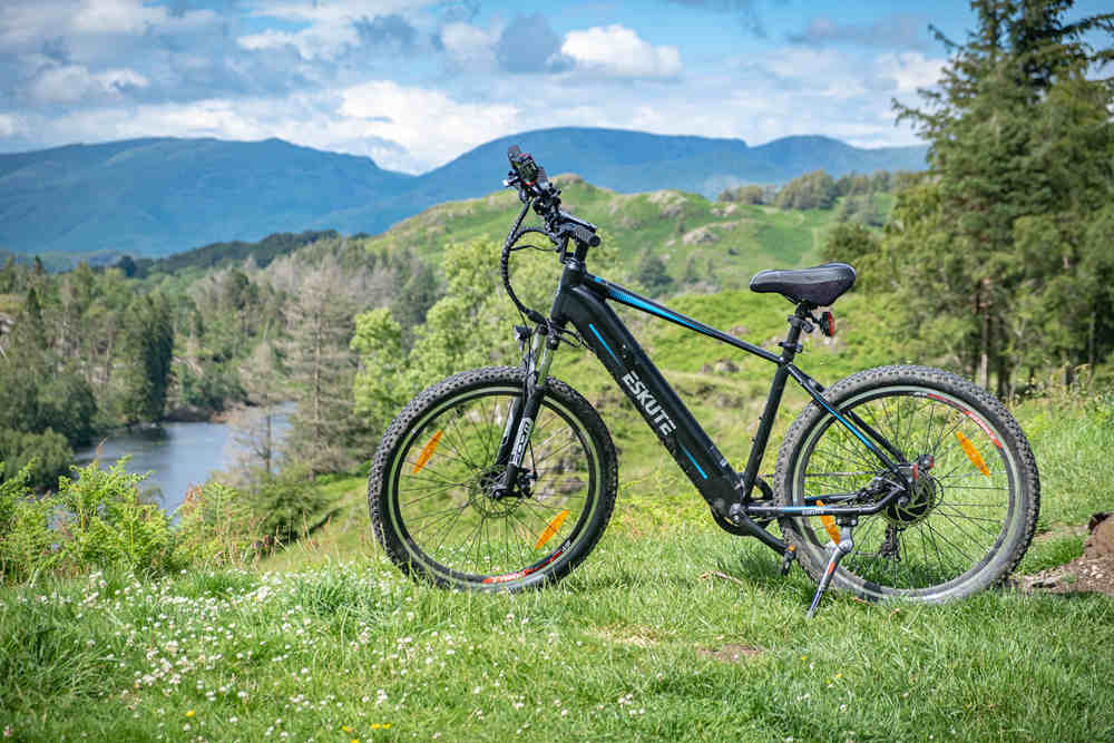 den bästa billiga elektriska mountainbiken på ängen